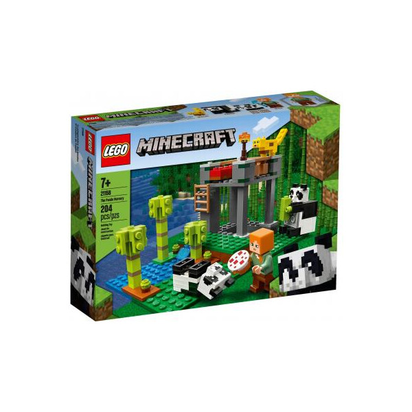 

Конструктор LEGO Minecraft Питомник панд 204 детали (21158)