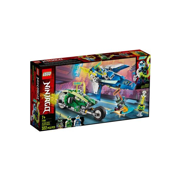 

Конструктор LEGO Ninjago Скоростные машины Джея и Ллойда 322 детали (71709)