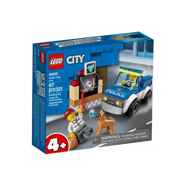 

Конструктор LEGO City Police Полицейский отряд с собакой 67 деталей (60241)