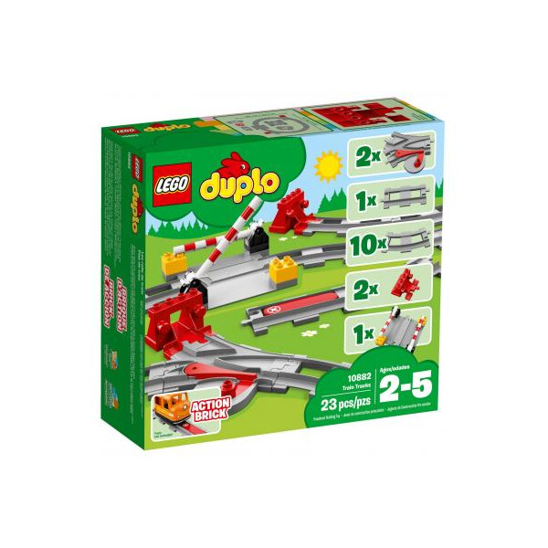 

Конструктор LEGO DUPLO Town Рельсы 23 деталей (10882)