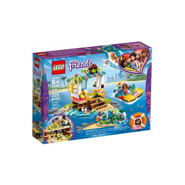 

Конструктор LEGO Friends Спасение черепах 225 деталей (41376)