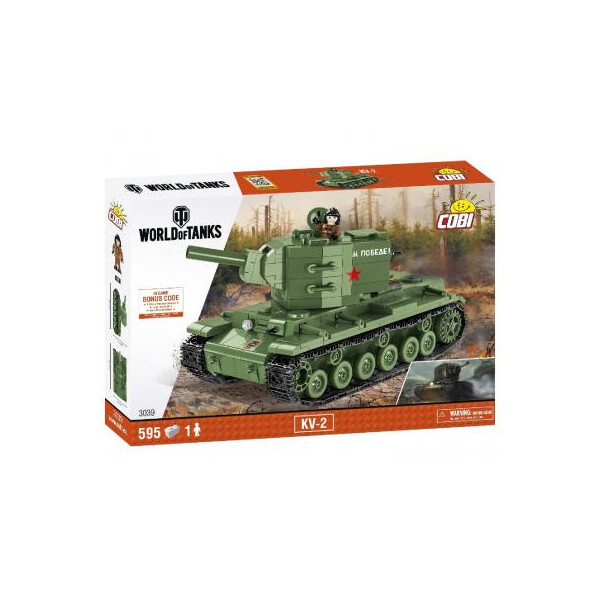 

Конструктор Cobi World Of Tanks КВ-2 595 деталей (COBI-3039)