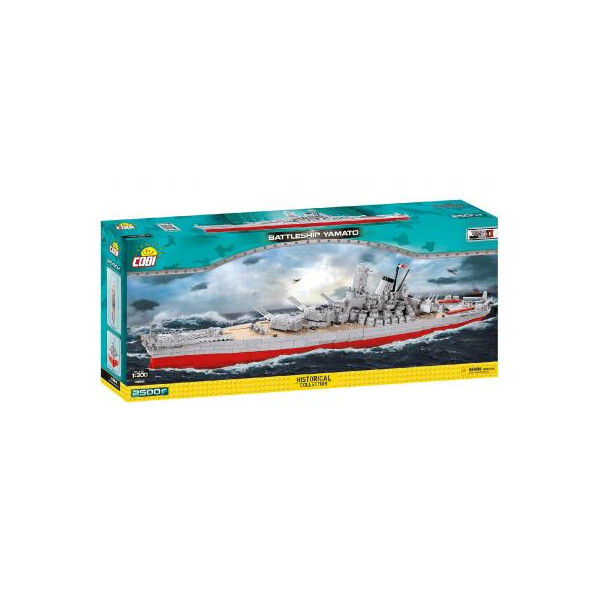 

Конструктор Cobi World Of Warships Линкор Ямато 2500 деталей (COBI-4814)