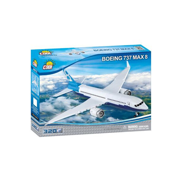 

Конструктор Cobi Самолет Boeing 737 MAX 8 320 деталей (COBI-26175)