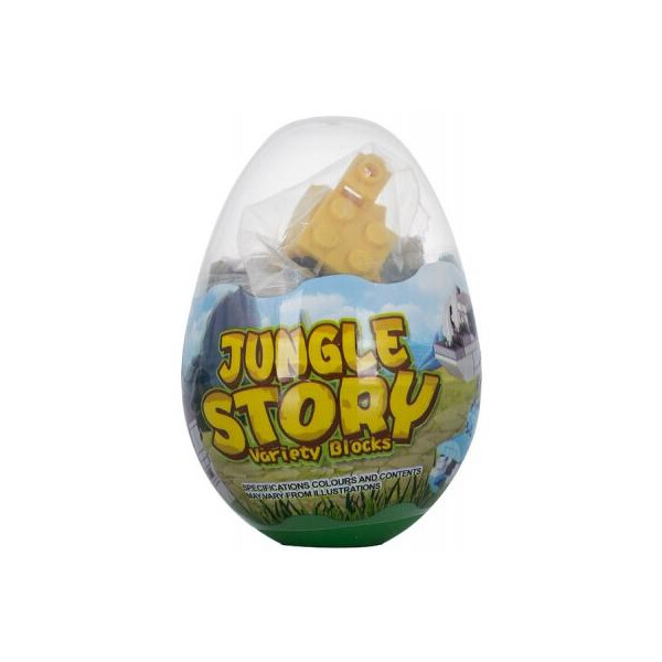 

Конструктор Mindbox JUNGLE STORY в яйце в ассорт (K31A)