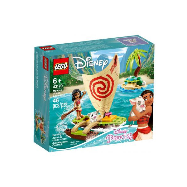 

Конструктор LEGO Disney Princess Морские приключения Моаны 46 деталей (43170)