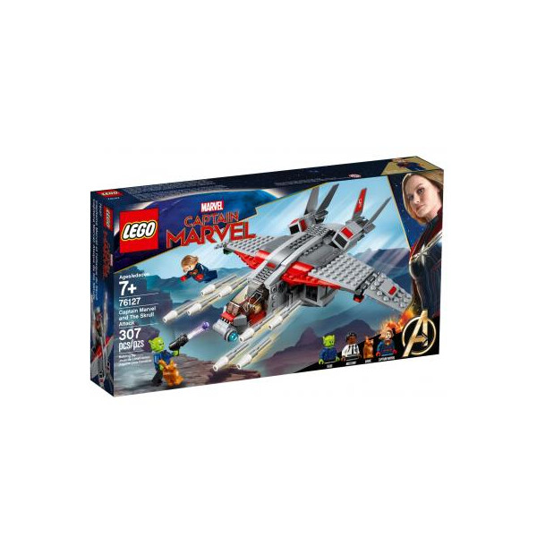 

Конструктор LEGO Super Heroes Marvel Comics Капитан Марвел и атака скруллов 3 (76127)