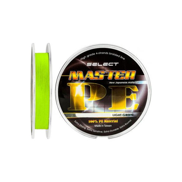 

Шнур Select Master PE 150m салатовый 0.14мм 17кг (1870.01.53)