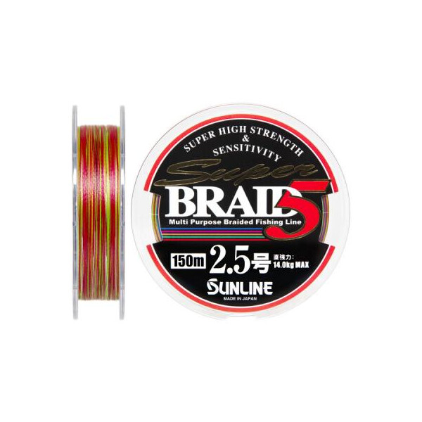 

Шнур Sunline Super Braid 5 150m #2.5/0.25мм 14кг (1658.05.59)