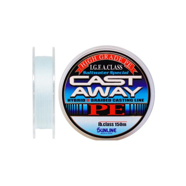 

Шнур Sunline CAST AWAY PE 150м #2.5/0.287мм 40LB/16.5кг (1658.01.82)