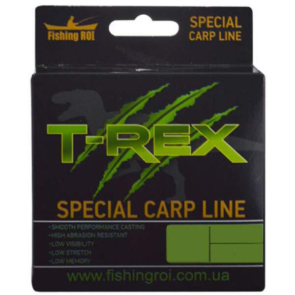 

Леска Fishing ROI T-REX Special Carp Line Brown 250м 0,34мм 10.9кг (49-00-034)