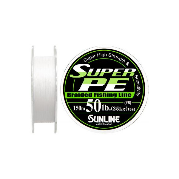 

Шнур Sunline Super PE 150м (бел.) 0.37мм 50LB/25кг (1658.01.66)