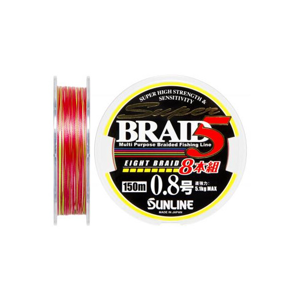 

Шнур Sunline Super Braid 5 (8 Braid) 150m #0.8/0.148мм 5.1кг (1658.08.53)
