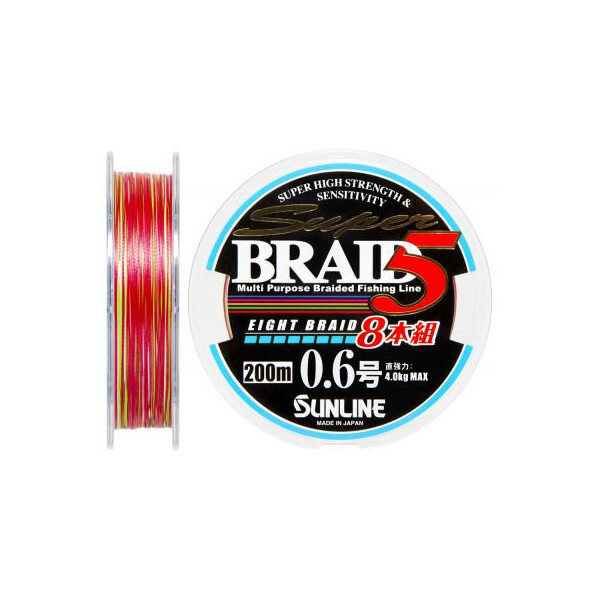 

Шнур Sunline Super Braid 5 (8 Braid) 200m #0.6/0.128мм 4кг (1658.08.59)