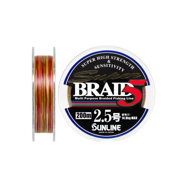 

Шнур Sunline Super Braid 5 200m #2.5/0.25мм 14кг (1658.05.88)
