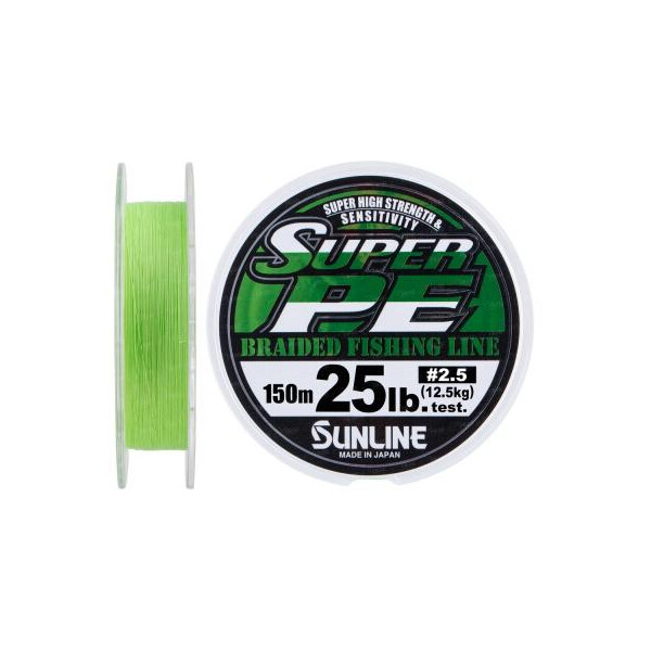 

Шнур Sunline New Super PE 150м (салат.) #2.5/0.260мм 25LB/12.5кг (1658.08.91)