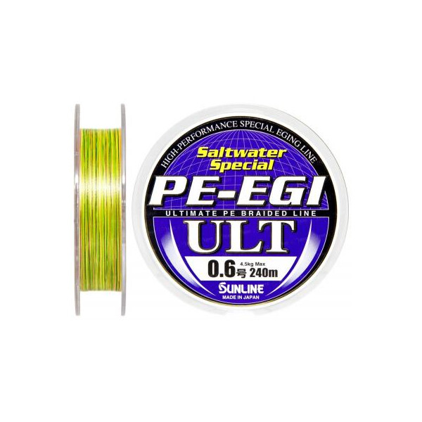 

Шнур Sunline PE-EGI ULT 240m #0.6/0.128мм 4.5кг (1658.08.03)