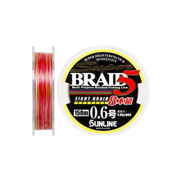 

Шнур Sunline Super Braid 5 (8 Braid) 150m #0.6/0.128мм 4кг (1658.08.52)
