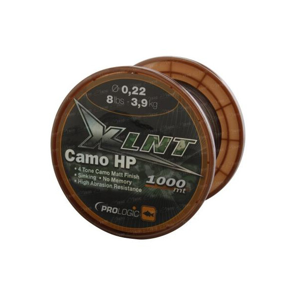 

Леска Prologic XLNT HP 1000m 12lbs 5.6kg 0.28mm Camo (1846.03.47)
