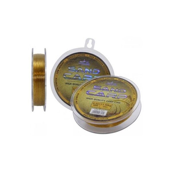 

Леска Fishing ROI Sand Carp Brown 400м 0,37мм 13.8кг (152-7-37)