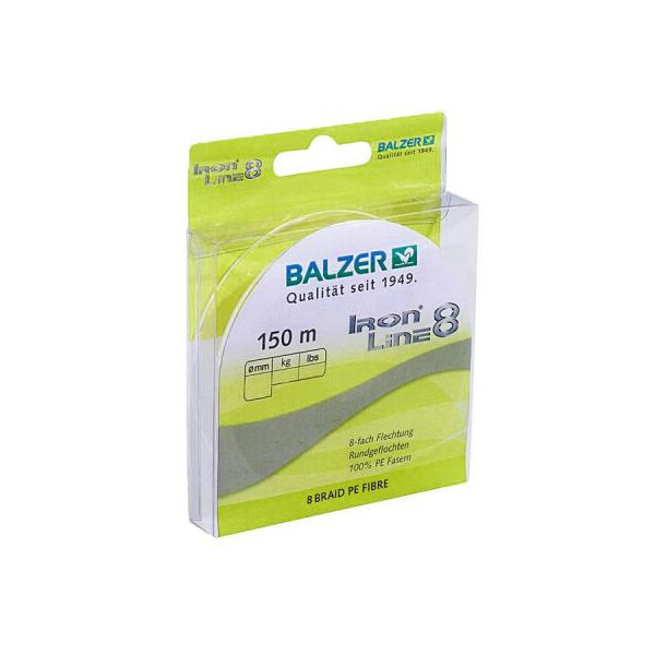 

Шнур Balzer Iron Line 8x Yellow 150м 0.27мм 27,5кг (желтый) (12661 027)