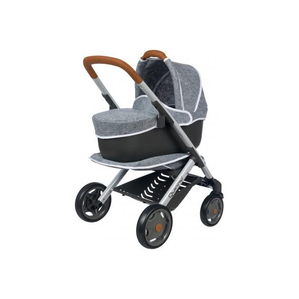 

Коляска для кукол Smoby Maxi-Cosi&Quinny 3 в 1 со съемной люлькой Серая (253104)