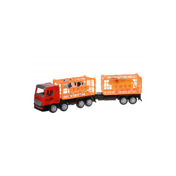 

Спецтехника Same Toy инерционный Super Combination Красный для перевозки животных (98-91Ut-1)