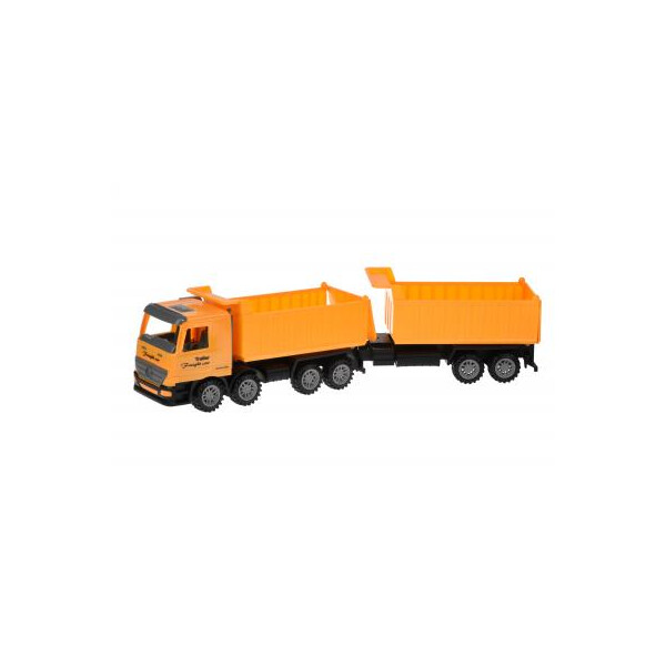 

Спецтехника Same Toy инерционный Super Combination Самосвал желтый с прицепом (98-87Ut-2)