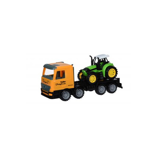 

Спецтехника Same Toy инерционный Super Combination Тягач Желтый с трактором (98-84Ut-2)