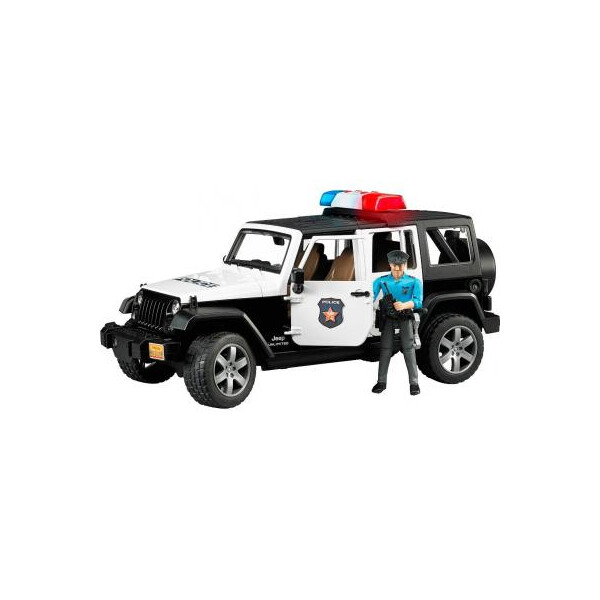 

Спецтехника Bruder Джип Wrangler Unlimited Rubicon Police + фигурка (02526)