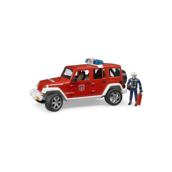 

Спецтехника Bruder Джип пожарный Wrangler Unlimited Rubicon + фигурка (02528)