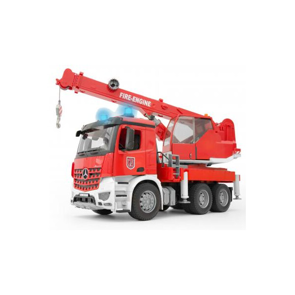 

Спецтехника Bruder Большая пожарная машина с краном ГО Arocs М1: 16 (03675)
