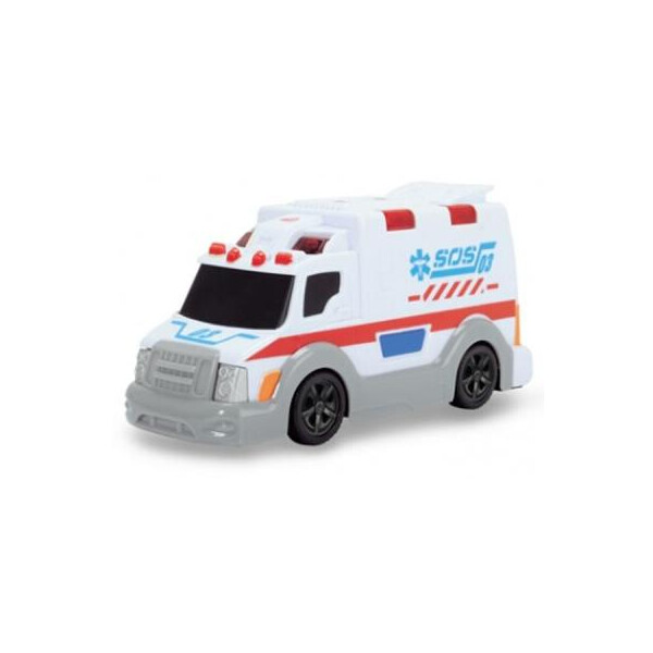 

Спецтехника Dickie Toys Скорая помощь с ноcилкамы, звуком и светом эффектом 15 см (3302004)