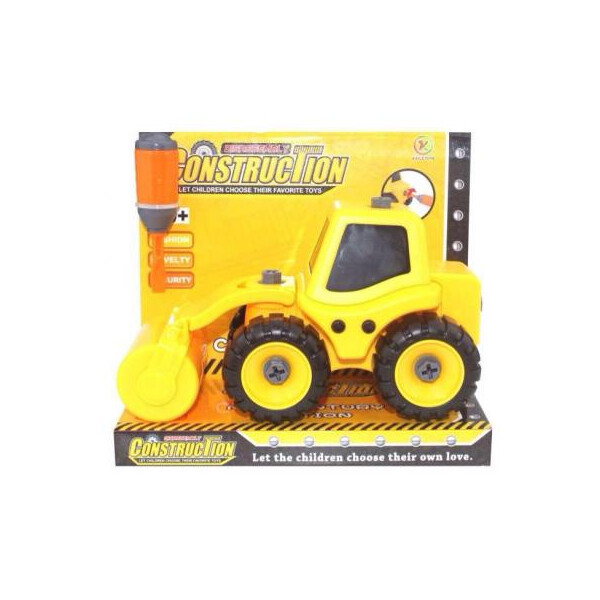 

Спецтехника Kaile Toys Трактор с катком, разборная модель с отверткой (KL702-4)