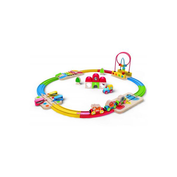 

Железная дорога Hape Станция и ксилофон (E3816)