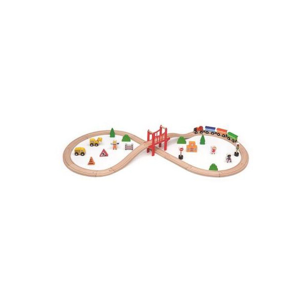 

Железная дорога Viga Toys 39 деталей (50266)