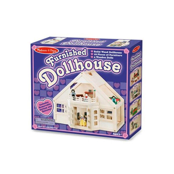 

Игровой набор Melissa&Doug Меблированный Деревянный Домик (MD795)