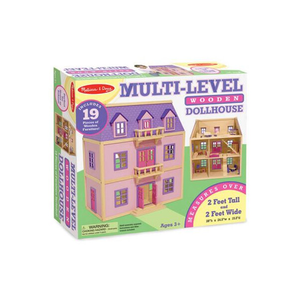 

Игровой набор Melissa&Doug Многоэтажный Деревянный Домик (MD4570)