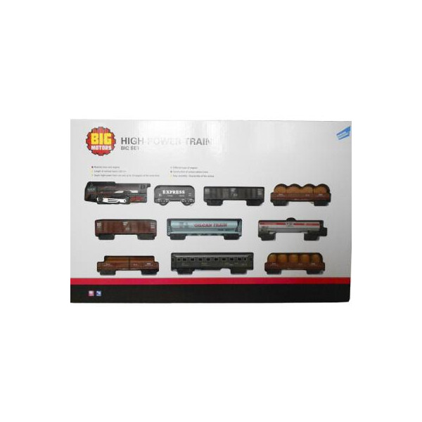 

Игровой набор Big Motors Железная дорога с 9 вагонами (19033-8)