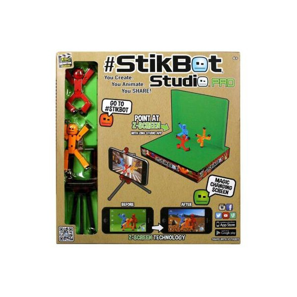 

Игровой набор Stikbot S1 – СТУДИЯ Z-SCREEN для анимационного творчества (TST617)