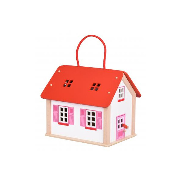 

Игровой набор Goki Кукольный домик Дорожный с ручкой (51780G)