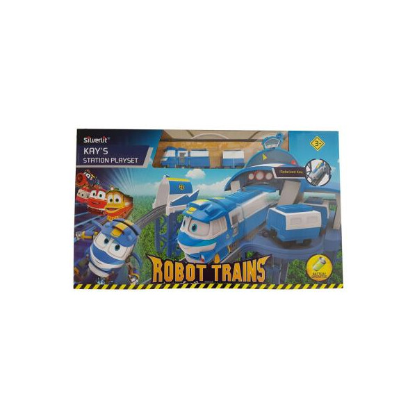 

Игровой набор Silverlit Robot Trains Станция Кея (80170)