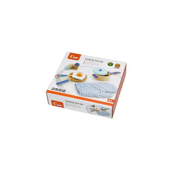 

Игровой набор Viga Toys Маленький повар, голубой (50115)