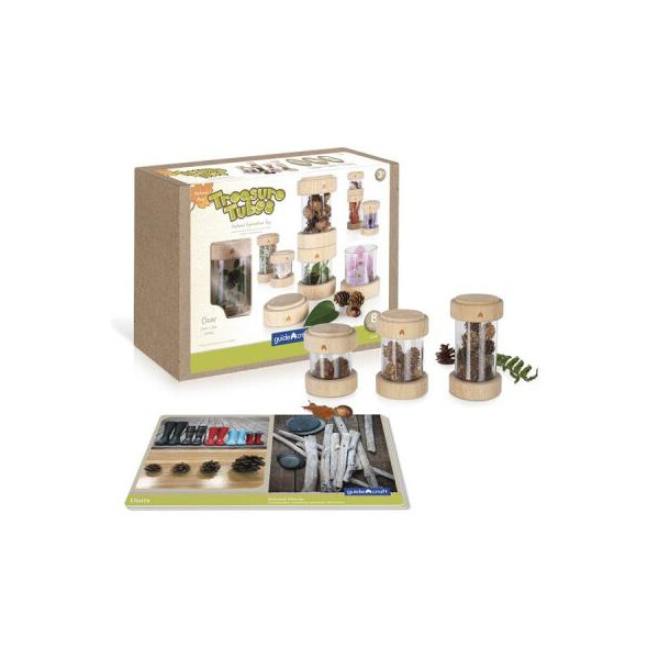 

Игровой набор Guidecraft Набор Natural Play Сокровища в баночках прозрачный (G3086)