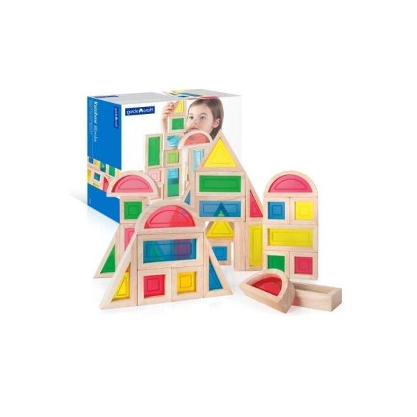 

Игровой набор Guidecraft стандартных блоков Block Play Большая радуга, 30 шт. (G3016)