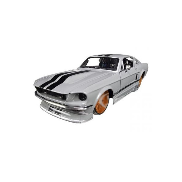 

Машина Maisto 1967 Ford Mustang GT серый металлик - тюнинг (1:24) (31094 met. grey)