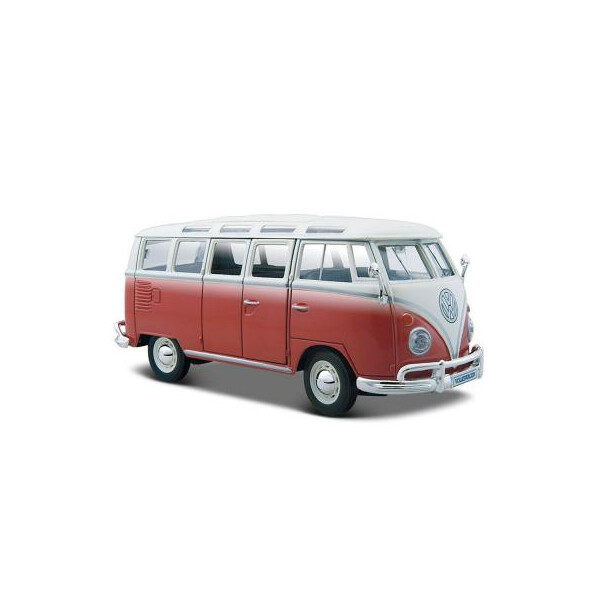 

Машина Maisto Volkswagen Van "Samba" красно-кремовый (1:25) (31956 red cream)
