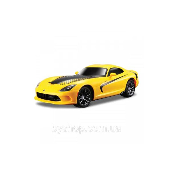 

Машина Maisto 2013 SRT Viper GTS желтый. Свет и звук (1:24) (81222 yellow)