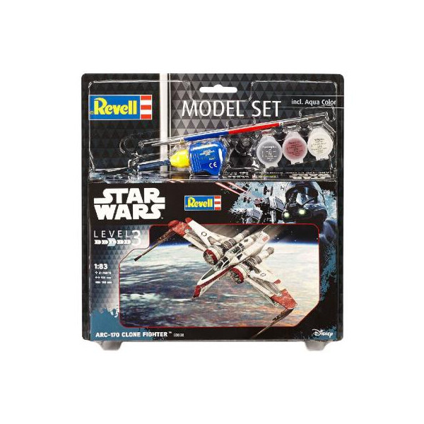 

Сборная модель Revell Звездный истребитель ARC-170 уровень 3, 1:83 (RVL-63608)