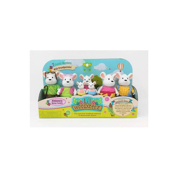 

Фигурка Li'l Woodzeez Большая Семья Мышей 7ед (6491Z)